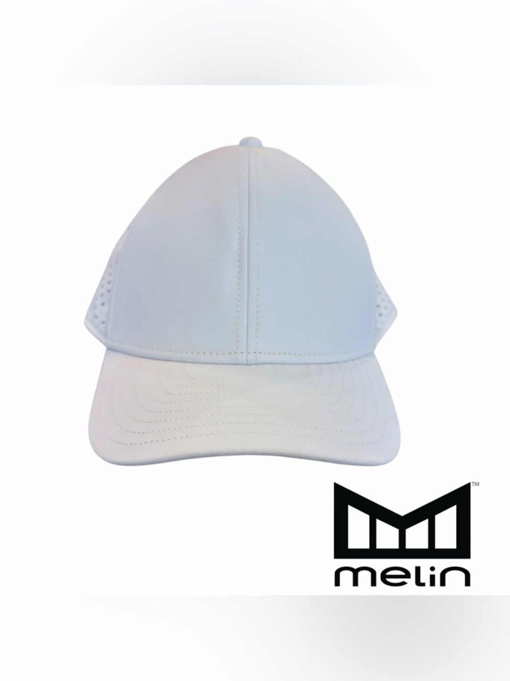 Melin A-Game HYDRO Performance Snapback Hat White 56-60CM - Picture 5 of 11